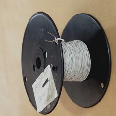 94 FT M27500-26SC2U23 White (26Awg) 2/C 19/38 Silver Plated Aircraft Cable Wire