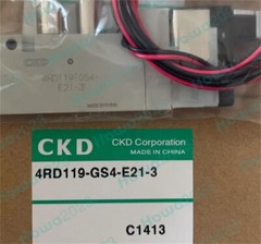 1/piece 4RD119-GS4-E21-3 CKD Solenoid Valve New
