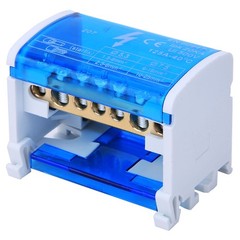 Terminal Block Distribution Box On DIN Rail Compact Universal Connector For