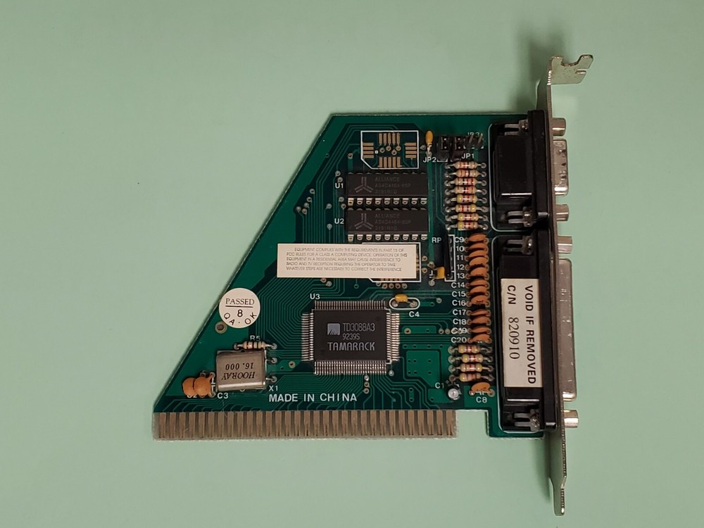 TAMARACK TD3088A3 MGP HERCULES 8 BIT ISA VIDEO CARD – CNC TESTED [820910]