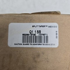 Browning Q115/8 Split Taper Bushing with 1-5/8″ Bore 4.1250″ Flange Od New