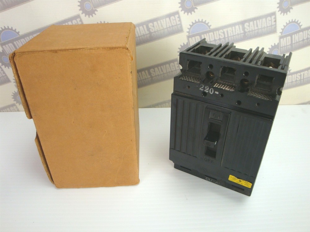 GE General Electric TE132050 Type TE Circuit Breaker 3 Pole 50 Amp 240V 240 V