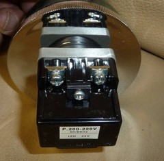 Maruyasu PLR-200GLHS Pilot Lights Green 200-220 AC 50/60 Hz New