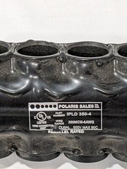Polaris 4-Port Black Multi-Tap Pre-Insulated Connector IPLD350-4
