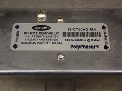 PolyPhaser IS-CT50HD-MA 800-900MHz 750W Impulse Suppressor New (Lot of 3)