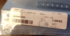 4 NEW PAT-1+ Fixed Attenuator DC – 7GHz, 50Ω 1.0 dB Cut Tape **NOT CHINESE**