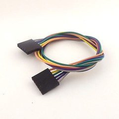 10x 30cm 1ft 6Pin -6Pin Connector Female to Female Dupont Wire Cable Line 2.54mm
