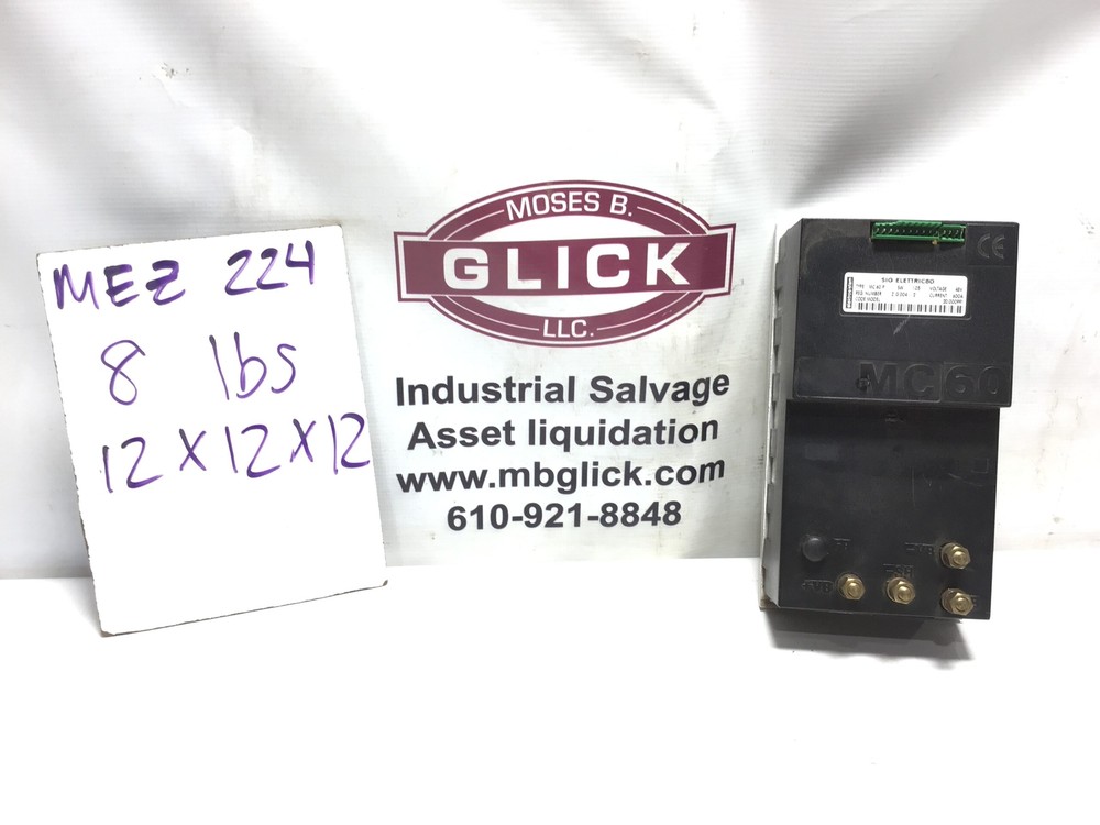 ELEKTROSISTEM SIG ELETTRIC80 MC-60 P HIGH FREQUENCY CONTROL 48V 600A