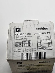 RESIDEO 120 V General Purpose Relay w/ DPDT Switching R4222D 1013
