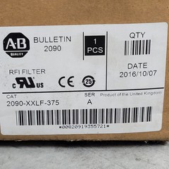 Rockwell Automation 2090-XXLF-375 Series A AC Line Filter, 75A, 500VAC, 3 Phase