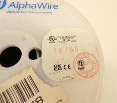 Alpha Wire 5473C Slate Cable 300V 24AWG Length Unknown – NEW Surplus!