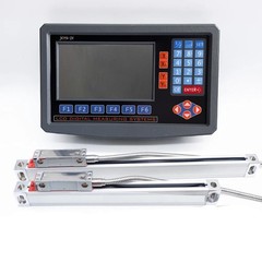 LCD Digital Readout with Precision Linear Scale for Milling Lathe Machine 2 Axis