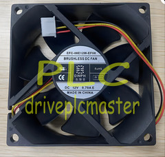 1x fitNew DWPH EFC-08E12W-EF06 Cooling Fan 8025 DC12V 0.70A 8CM 3-Wire 4-Pin #dr
