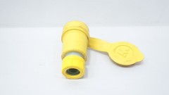 Daniel Woodhead 29W75 Watertite Yellow Rubber Connector 30a 3ph 250v-ac
