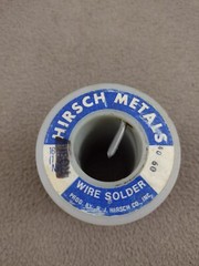 Solder Rosin Core 40/60 1/8″ 13.5 ozs Hirsch Metals Co.