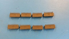 (4 PCS) 54F20DMQB FSC NAND Gate 2-Element 4-IN Bipolar 14-Pin CDIP