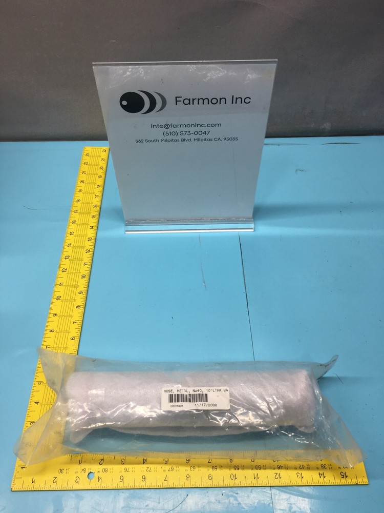 MKS 100315905 Hose, Metal, NW40, 10″ LTHK WA, Bellows, 134140