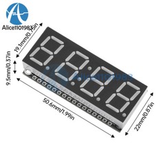 HT16K33 LED Display Module 4 Digit 7 Segment 0.56 inch Time Clock Module I2C