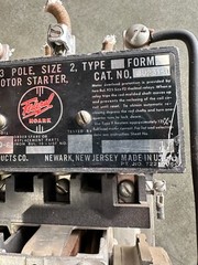 Federal Noark 5U231-01 Bulletin 504 3 Pole Size 2 Type U 110-600V 120 VAC COIL
