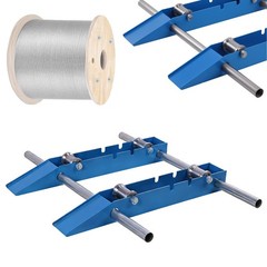 Cable Drum Roller Reel Dispenser Wire Dispenser Cable Roller Stand 3307 LBS