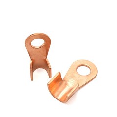 3A-1000A Open Barrel Copper Lugs Ring Terminal Crimp Battery Cable Connector OFC