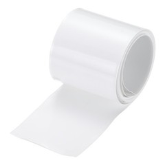 Battery Wrap Heat Shrink Tubing 35mm Dia 55mm Flat 8 Feet White