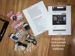 Adafruit BUNDLE FLORA GPS Starter #1090, NeoPixel Ring 24 x 5050 RGB LED #1586 +