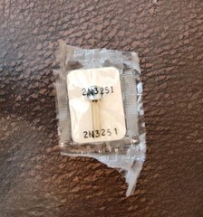 1 NEW MOTOROLA ORIGINALLY BAGGED 2N3251 **NOT CHINESE or UNBRANDED**