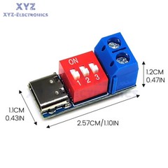 PD/QC Decoy Fast Charging Trigger Module Adjustable Voltage 5V9V12V20V Type-C