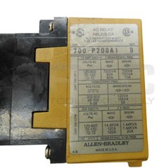 LOT OF 2 ALLEN BRADLEY 700-P200A1 /B AC RELAY 10A 600V AC/DC W/ PA236 COIL
