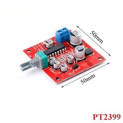 PT2399 Reverb Plate – No Preamplifier Function Module DC 6-15V