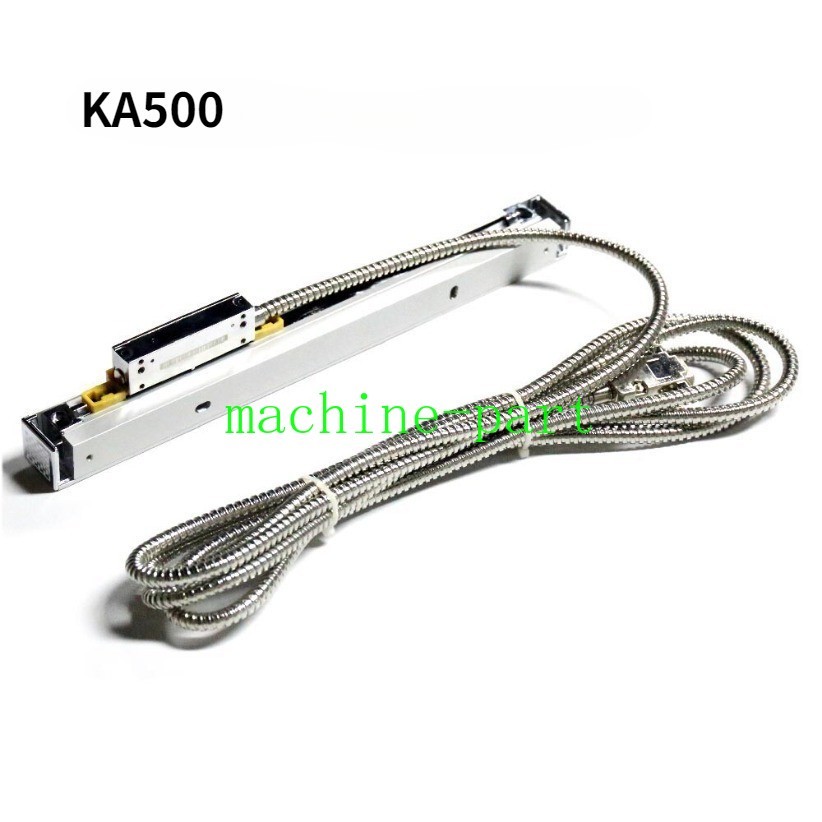 SINO Thin DRO Linear Scale 1um KA500 70-520mm Grating Ruler Optical Encoder 5V