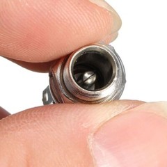 Screw Locking Metal Panel Mount Socket DC Power Connector Female Plug 2.1×5.5mm