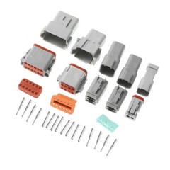 IP67 T-Taps Splice Wire Connector Insulated Spade Kit Electrical Crimp Terminals