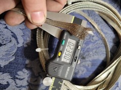 (7D2) 50 Ft’ Flat Braided Tinned Copper Wire 1/4″ Wide Ground Strap USA