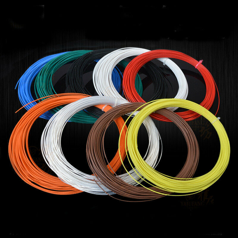 9AWG ~ 19AWG Insulated Copper Cable Silver Plated Single Core 0.05mm² Wire
