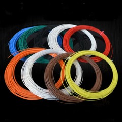 9AWG ~ 19AWG Insulated Copper Cable Silver Plated Single Core 0.05mm² Wire