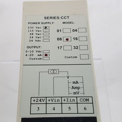 Omega Engineering CCT-08-0/650V Thermocouple Input DIN Rail Signal Conditioner
