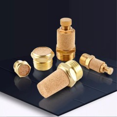 Threaded Brass Pneumatic Muffler Silencer Filter M5 1/8″ 1/4″ 3/8″ 1/2″ 3/4″ 1″