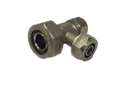 NOS IPEX 3/4” x 1/2” x 1/2” Duratec Nickle Plated Reducing Tee Fitting 438013