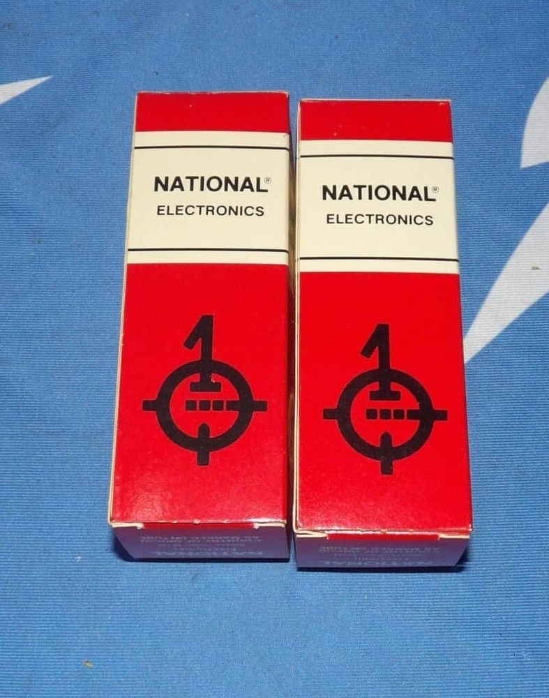 Lot of 2 NIB National Electronics 5R4GY Tubes + 90 Day Warranty