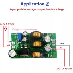 1/2*Positive&Negative Dual DC-DC Boost-Buck Converter +-5V 6V 9V 10V 12V 15V 24V