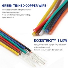 26-18 AWG Single Core Electrical Wire Stranded Wiring Tinned Copper Cable UL1007