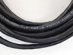 Quiktron 576-135-015 Black Snagless Patch Cord, 15FT, CAT. 6 – NEW Surplus!