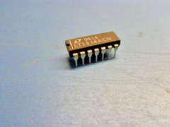 (1) LINEAR TECHNOLOGY LT1014ACN 4-CIRCUIT OP AMP 14 PIN DIP GENERAL PURPOSE