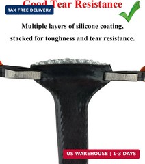 YAMAKATO 1/2″ ID Heat Shielded Fire Thermo Armor Fire Sleeve Silicone Coated Fib