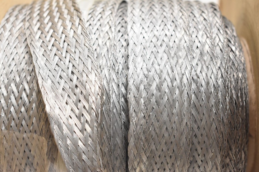 Alpha Wire 1239 Tinned Copper Tubular Braid Wire 1-1/4″ 5 AWG ( 3 FT. PER SALE )
