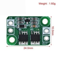 10PCS DC3-30V 4A Ideal Diode Module Battery Protect Anti Reverse Connection