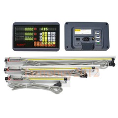 Bridgeport Mill 3Axis Digital Readout +3pc Linear Glass Scale DRO Display Kit