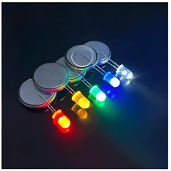 3mm 5mm LED Diodes Kit 700 Piece 10 Values 5 Color Light Assortment Low Voltage